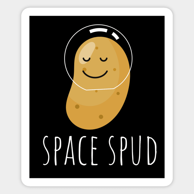 Space Spud Funny Potato Sticker by DesignArchitect